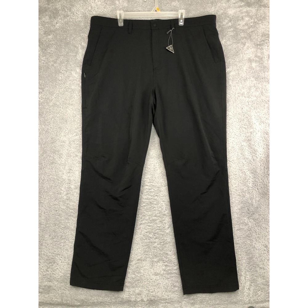 Alpine Design Pants Mens 44x32 Black Modern Nylon Straight